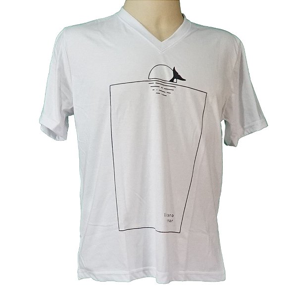 Camiseta Masculina Estampa Baleia