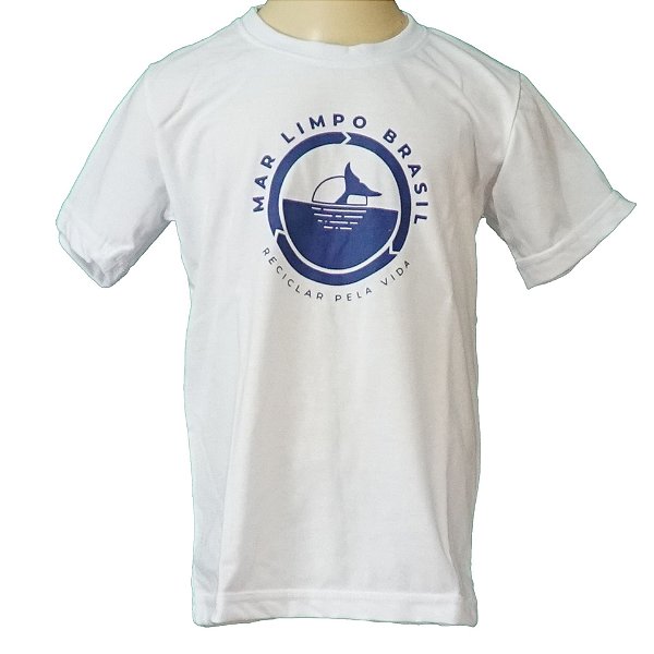 Camiseta Infantil Logo Mar Limpo