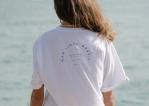 Camiseta Feminina Logo Mar Limpo