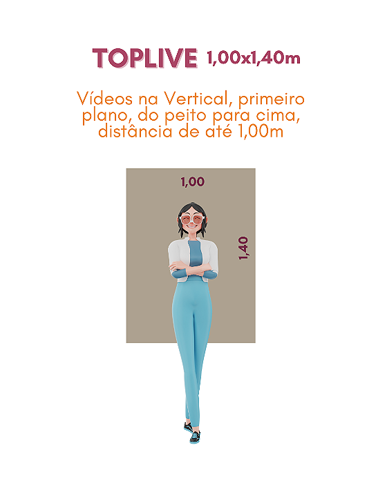 Top Live - PERSONALIZADO - 1,00x1,40m
