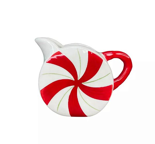 Leiteira Natal Candy (Vermelho Branco)