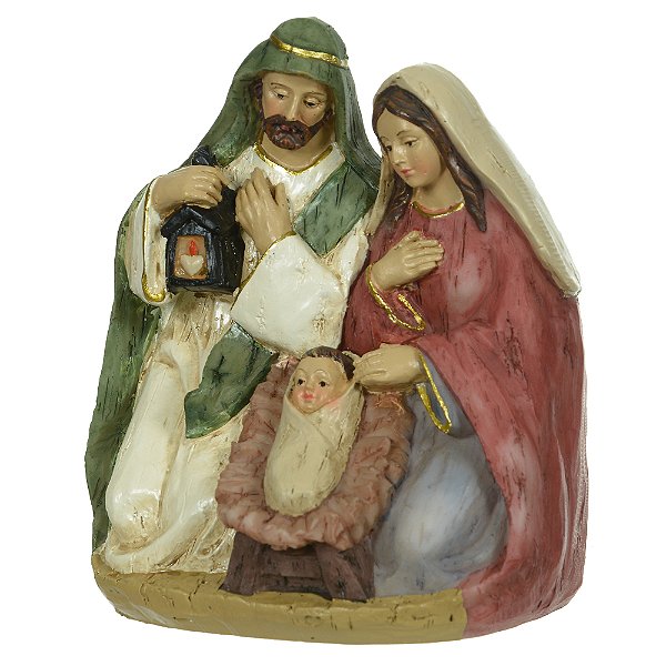 Mini Presépio Sagrada Família (Colorido) 11,3cm