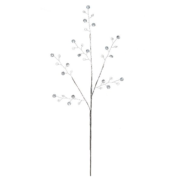 Complemento Cristal Natal Transparente 53cm