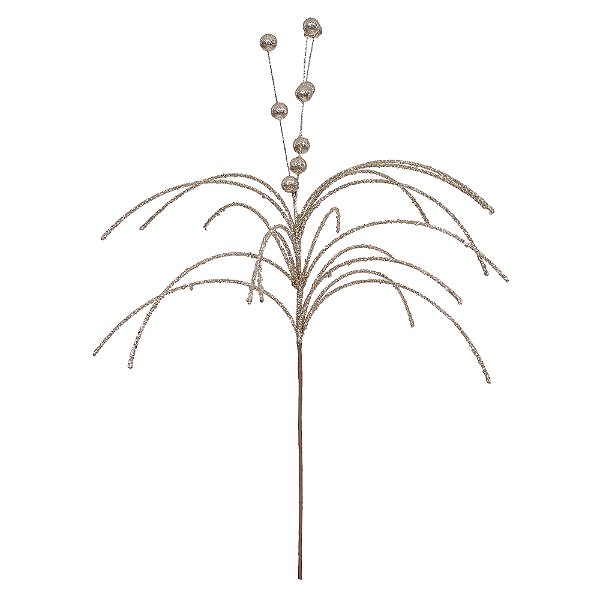 Complemento Bolinha Natal Champanhe 65cm