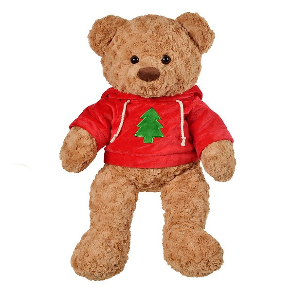Boneco de Natal Urso Vermelho 40cm