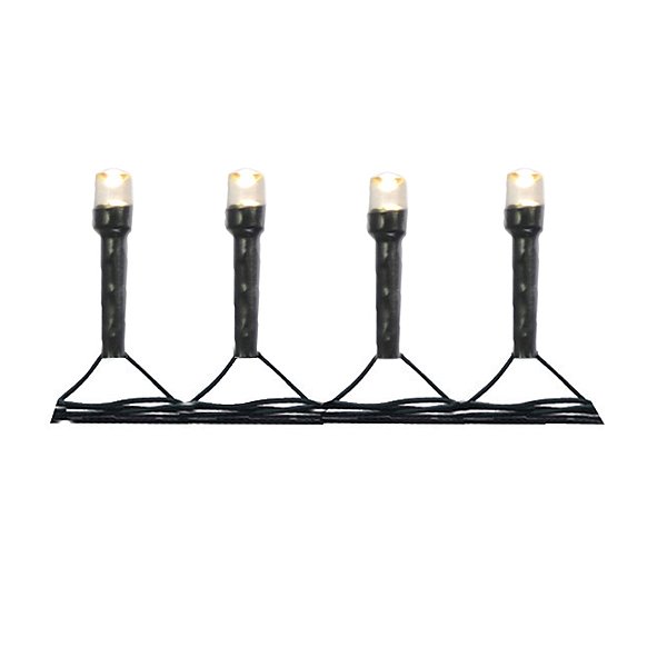 Natal Pisca 100 Led Fio Verde c/ 8 Funções 220v (Branco Quente) 8m