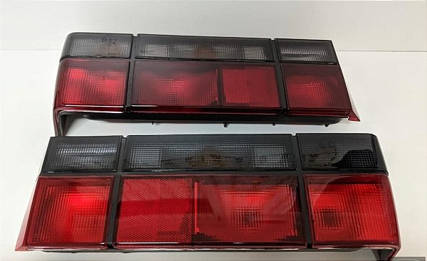 Par Lanterna Fumê Gol Quadrado Original Arteb