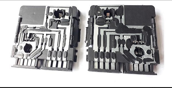 Par Circuito Central Soquete Lanterna Traseira Do Gol Quadrado