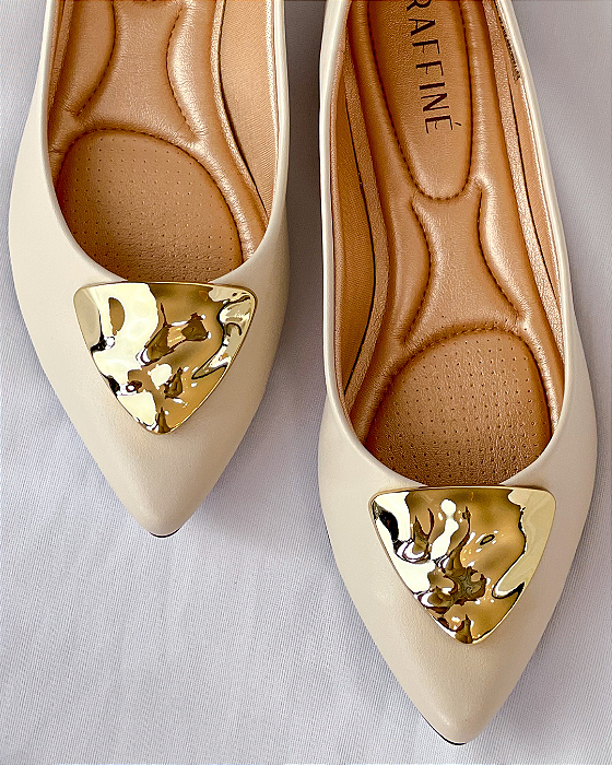 Sapatilha Napa Off White