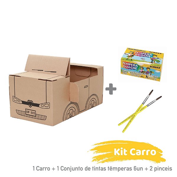 Kit Carro para Colorir