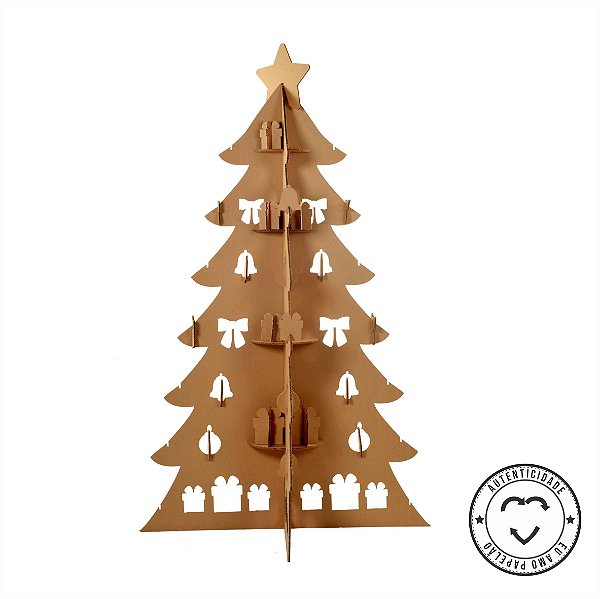 Árvore de Natal Grande - Eu Amo Papelão,99