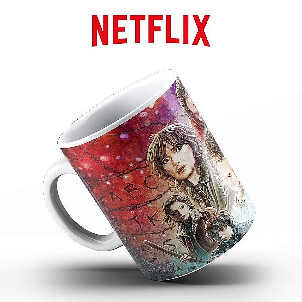 Caneca Netflix - Stranger Thinks