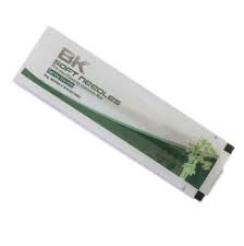 1 pacote com 10u de  Agulhas para acupuntura 30x40 BK, 10u.