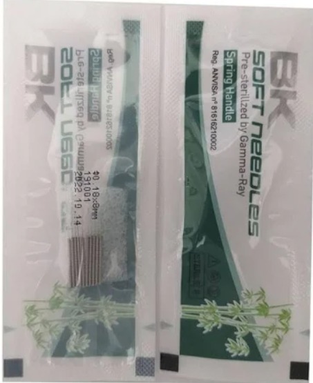 1 pacote de agulhas para acupuntura 30x75 BK 10un