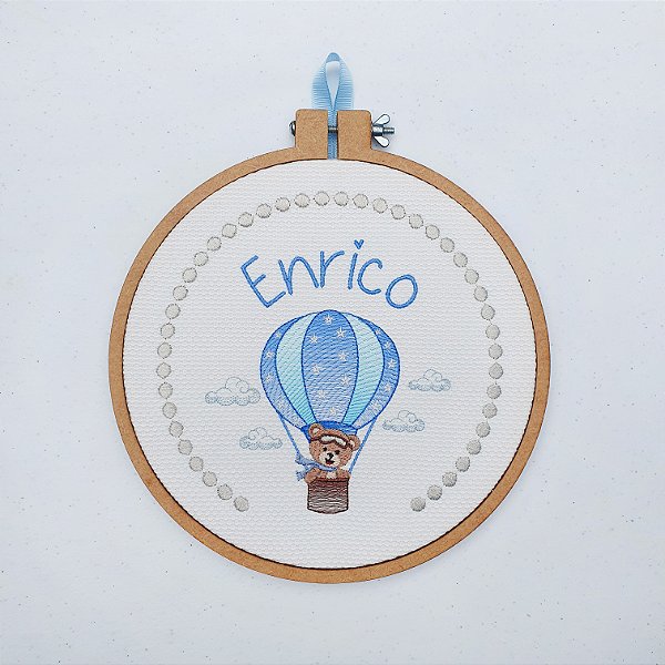 Quadro/Porta Maternidade - Ursinho no Balão