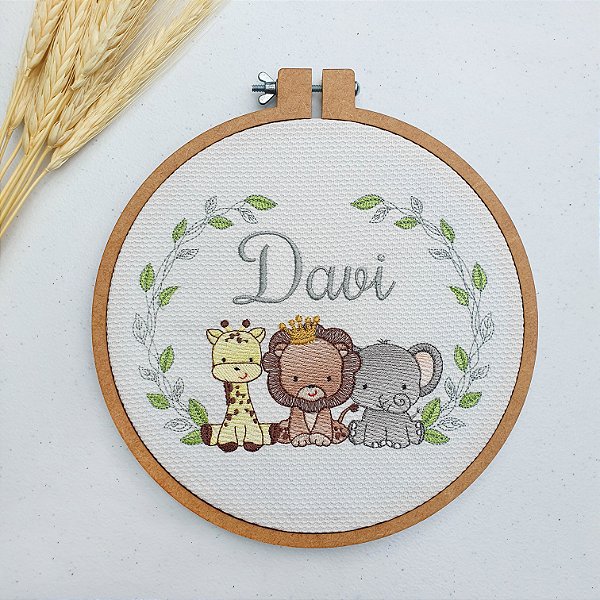 Quadro/Porta Maternidade - Safari