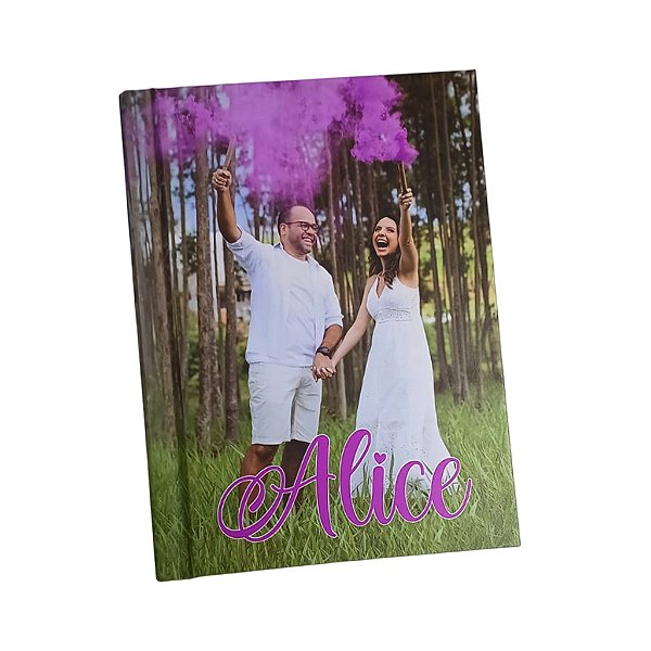 Álbum na vertical para fotos 10x15cm - Autocolante Capa Personalizada