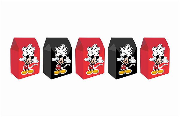 10 Caixinhas MILK para doces Mickey