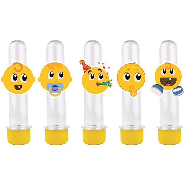 10 Tubetes emoji baby - Envio Imediato
