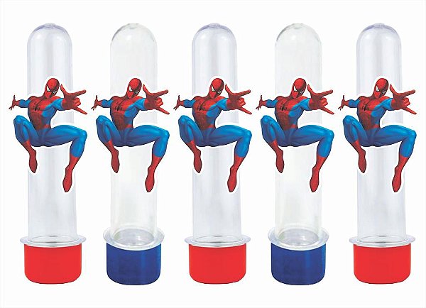 30 Tubetes Homem aranha spiderman