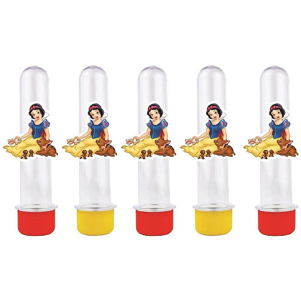 50 Tubetes Branca de neve - Envio Imediato