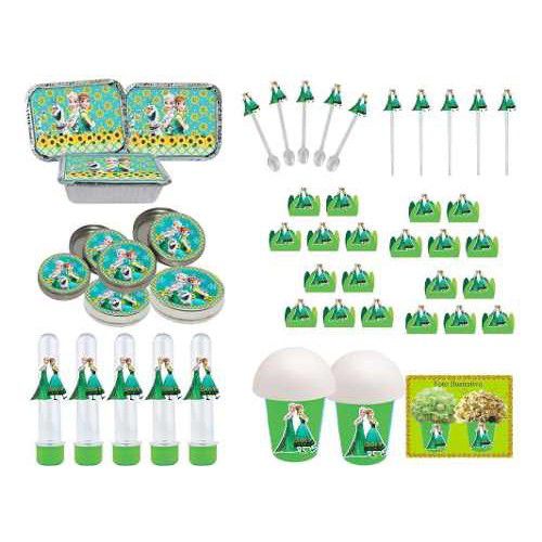 Kit Festa Infantil Frozen Fever 352 Peças