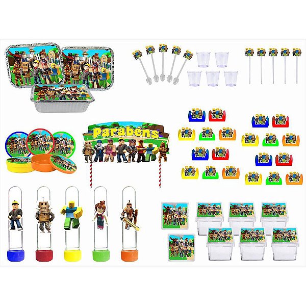 Kit Decoração Festa Infantil Roblox