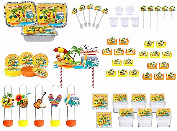 Kit festa Tardezinha 191 peças (20 pessoas)