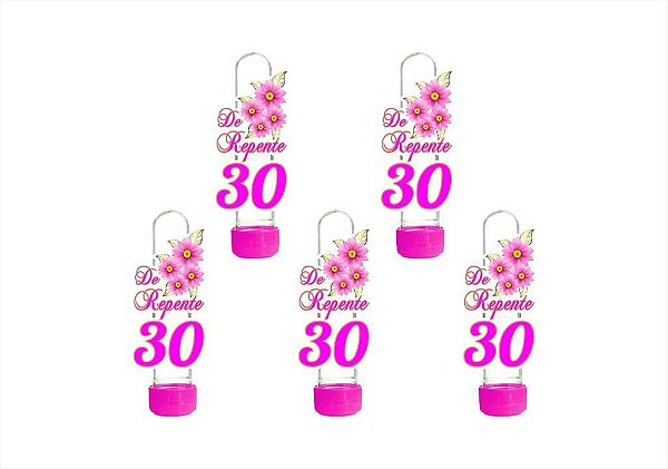 50 tubetes 13cm para doces De Repente 30