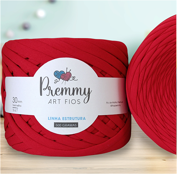 Fio de Malha Premium VERMELHO - 30mm