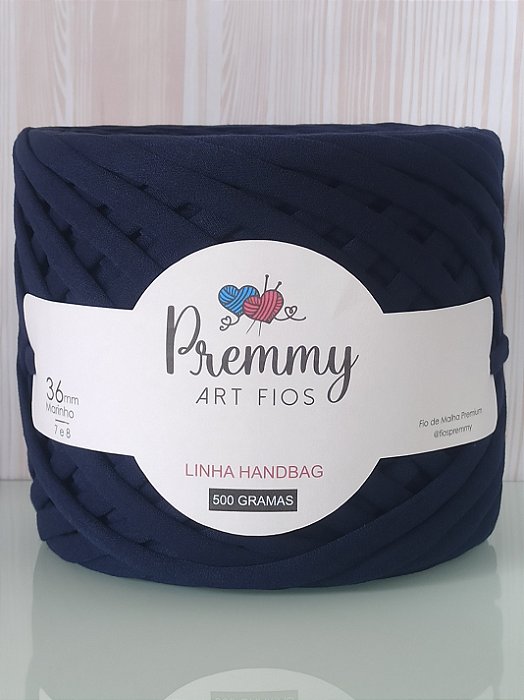 Fio de Malha para Crochê MARINHO 36mm