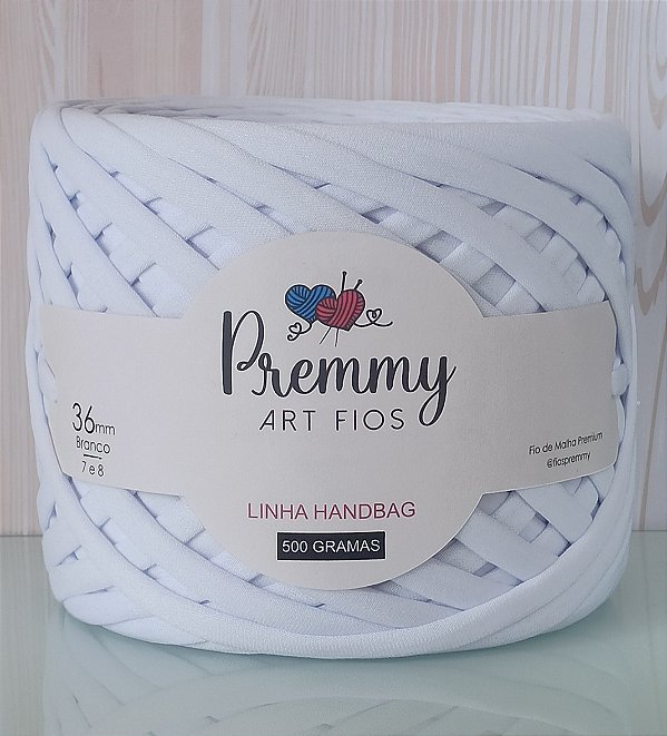 Fio de Malha para Crochê BRANCO 36mm