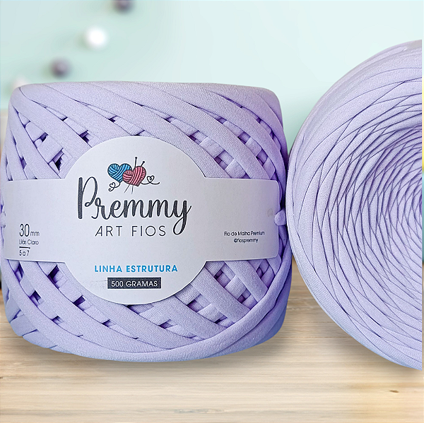 Fio de Malha Premium LILÁS CLARO - 30mm