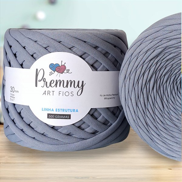 Fio de Malha Premium CINZA - 30mm