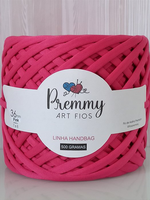 Fio de Malha para Crochê PINK 36mm