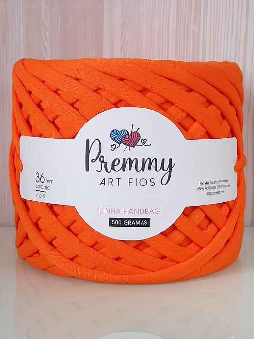 Fio de Malha para Crochê LARANJA 36mm