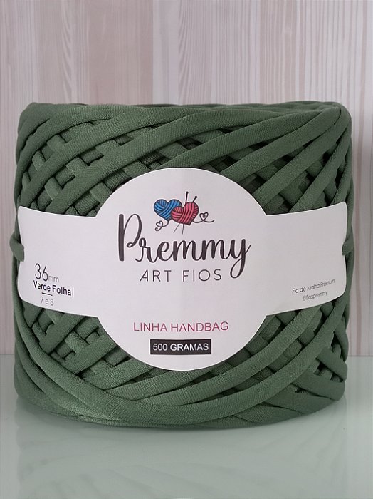 Fio de Malha para Crochê VERDE FOLHA 36mm