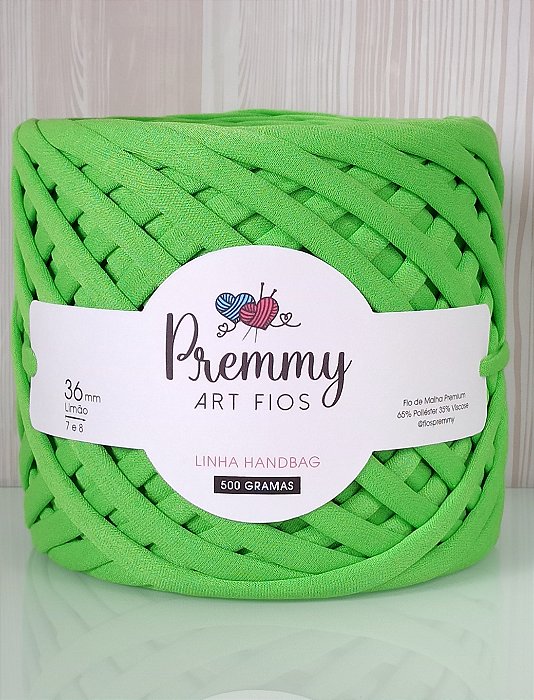 Fio de Malha para Crochê LIMÃO 36mm