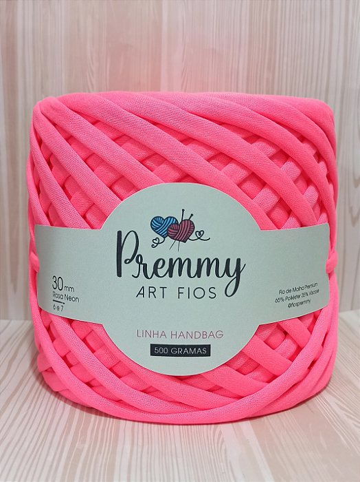 Fio de Malha para Bolsa ROSA NEON 30mm