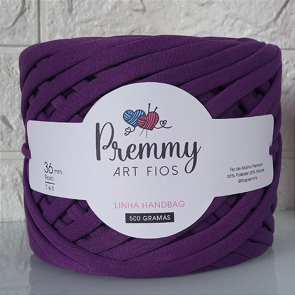 Fio de Malha para Crochê ROXO 36mm