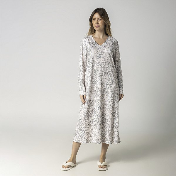 Camisão Feminino Midi Cashemere Grey
