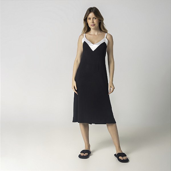 Camisola Midi Super Touch Preto