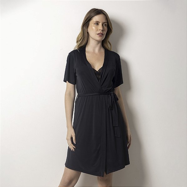 Robe Feminino Curto Preto