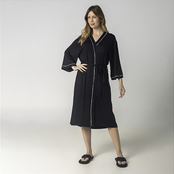 Robe Feminino Midi Super Touch Preto