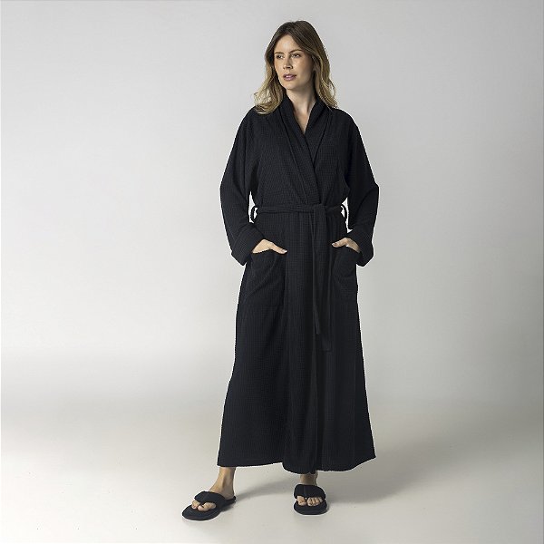Robe Feminino Longo Ultra Soft Preto