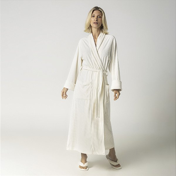 Robe Feminino Longo Ultra Soft Off White