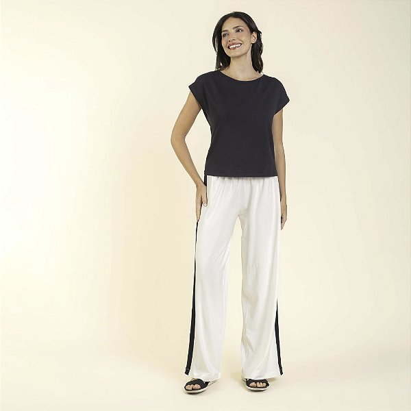 Conjunto Balance Style Preto com Off White