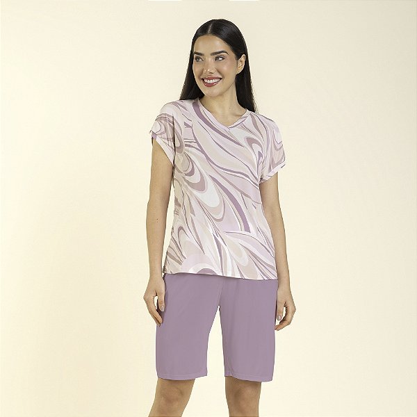 Bermudoll Feminino Lilás Embru Art