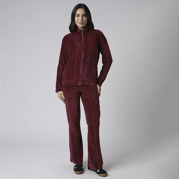 Conjunto Balance Moletom Coffee com Zíper