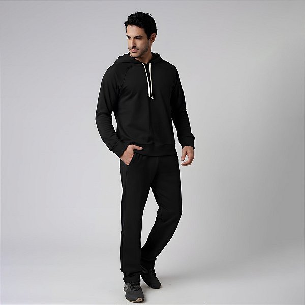 Conjunto Masculino Moletom Preto